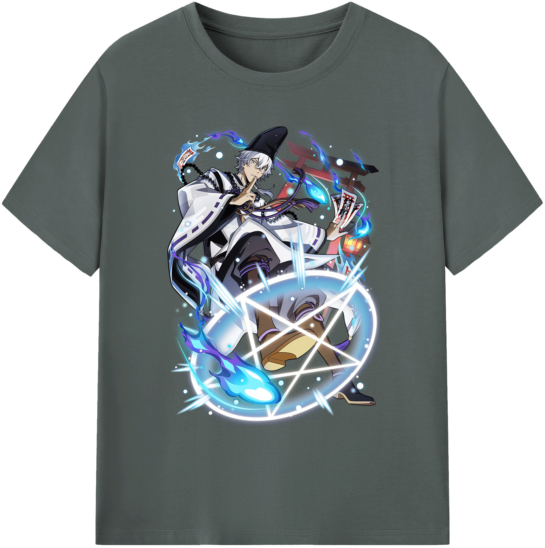 （画像用） 文豪ストレイドッグス Bungo Stray Dogs 綿100％ メンズ半袖Tシャツ｜肌触りやわらか＆通気性